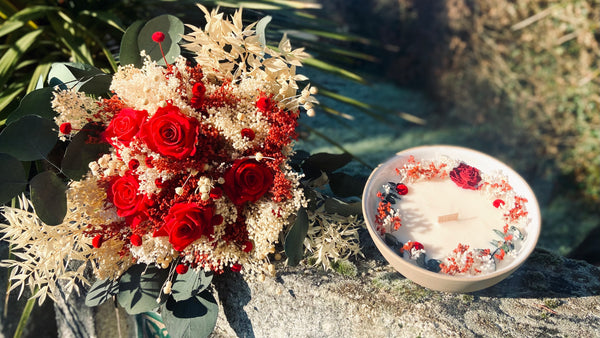 Célébrez la Saint-Valentin avec les fleurs séchées !