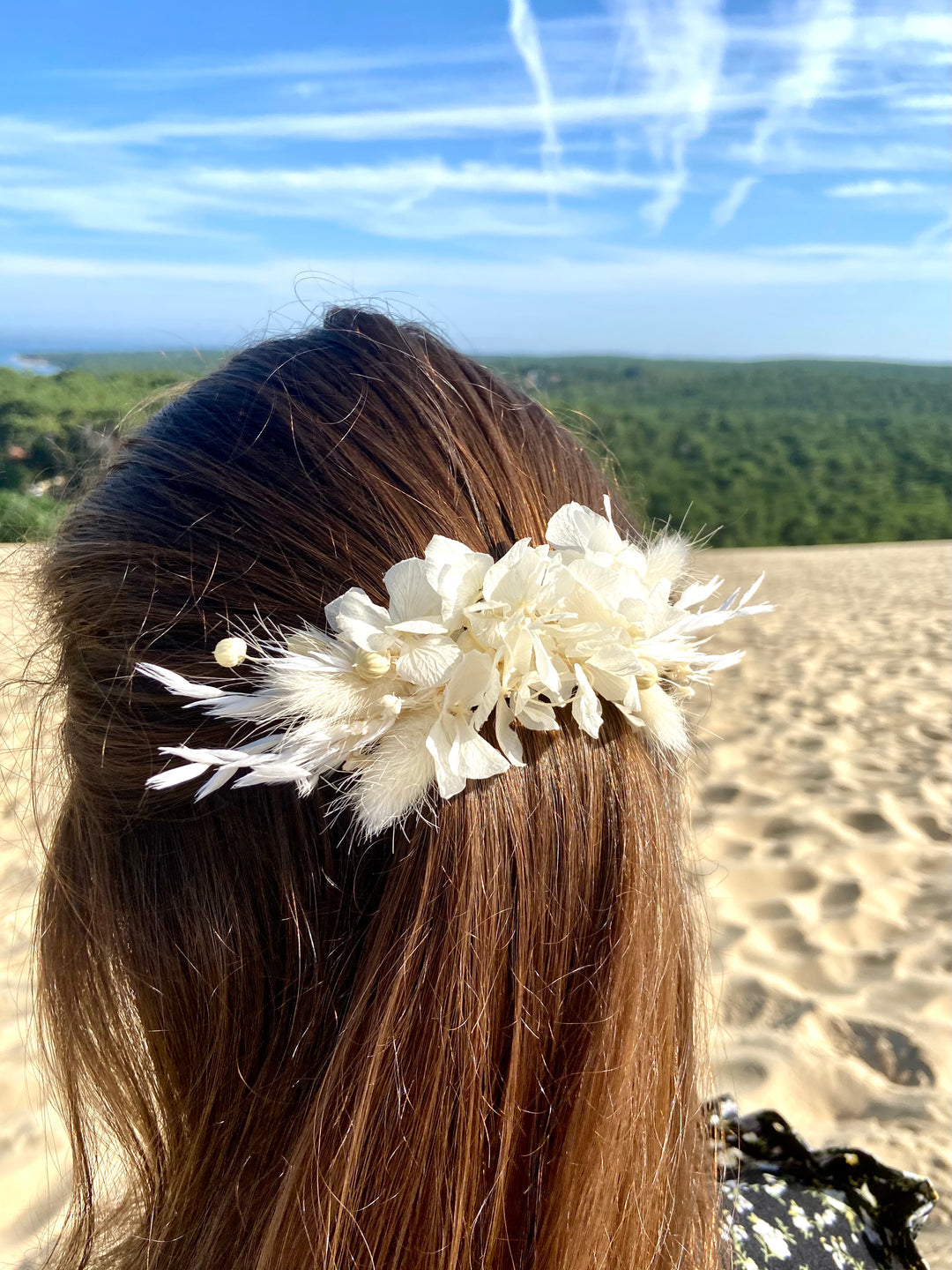 Fleurs Séchées Barrette Pour Cheveux Mariage Peignes Et Couronnes